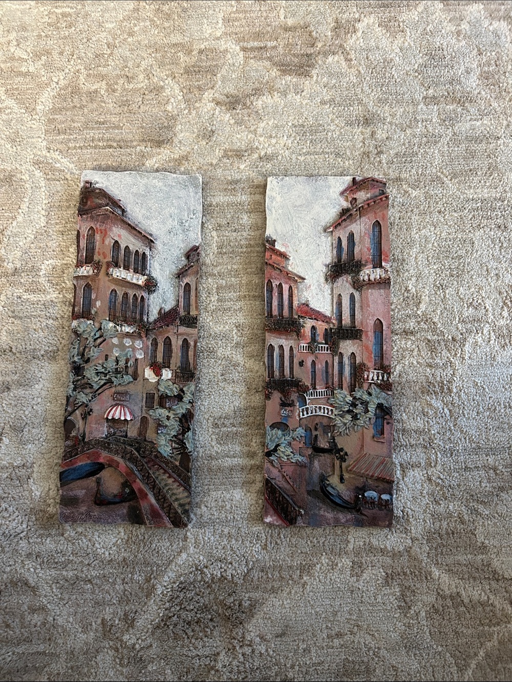 Rulon T Manning Tuscan wall scapes.